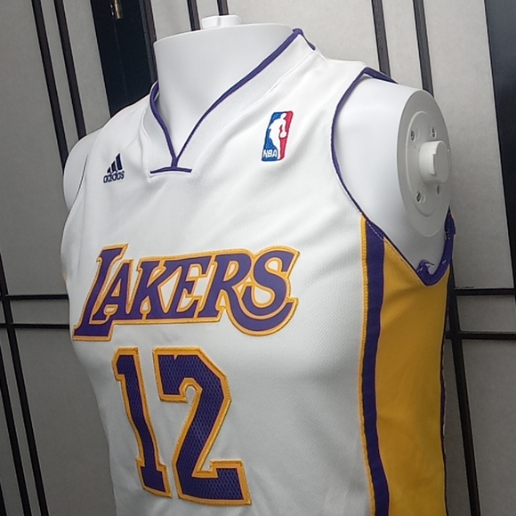 LOS ANGELES LAKERS HOWARD #12 NBA Basketball adidas Swingman Jersey  MEDIUM.✔️A1 - Picture 14 of 16